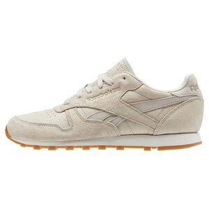 Womens Reebok Classic Leather Exotic Subtle Snakeskin Tan Shoe Size 8
